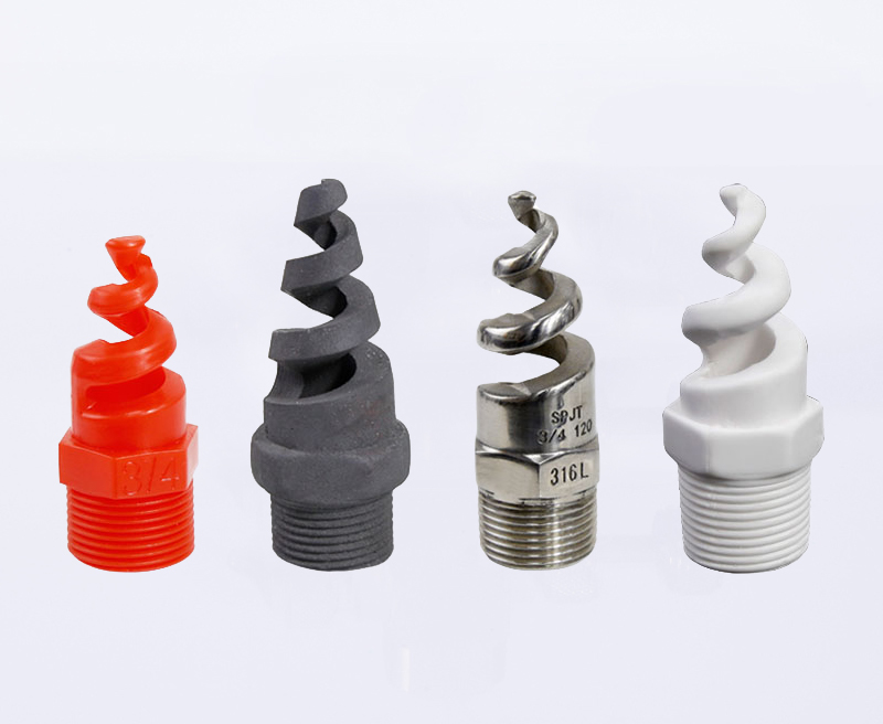 Spiral Nozzle of 4 materials